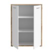 Forte Шкафчик 90 см Keflavik, белый/дуб Artisan, KFLK321-C881 - Home Club, изображение 3