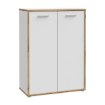 Forte Шкафчик 90 см Keflavik, белый/дуб Artisan, KFLK321-C881 - Home Club, изображение 4