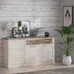 Forte Комод 175 см Duro «Біла сосна»/«Античний дуб», DURK231L-T75 - Home Club
