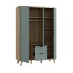 Forte Шафа 140 см з висувними ящиками Vankka, дуб Mauvella/шавлія, VNKS832-M801 - Home Club, зображення 8