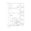 Forte Шафа 140 см з висувними ящиками Vankka, дуб Mauvella/шавлія, VNKS832-M801 - Home Club, зображення 10