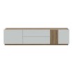 Forte Тв-тумба с ящиками, 200 см, Lewisville, Secret Grey/Дуб Валенсия, LWST131-M829B - Home Club, изображение 2