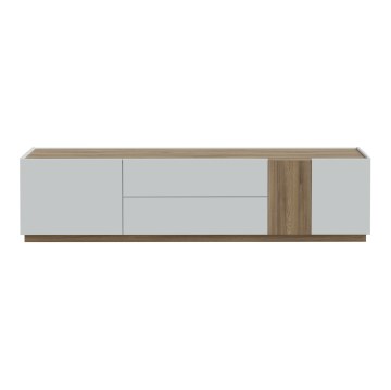 Forte Тв-тумба с ящиками, 200 см, Lewisville, Secret Grey/Дуб Валенсия, LWST131-M829B - Home Club