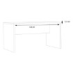 Forte Письмовий стіл 140x80 см Duro, DURB202-T75 - Home Club, зображення 5