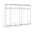 Forte Шафа 270 см Sophistispace, пісочний, SSQS12411-U60 - Home Club, зображення 9