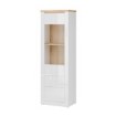 Forte Витрина 62 см Duraoak Белый/Белый глянцевый/Дуб «Дикий» натуральный, DUKV712B-Q356 - Home Club, изображение 9