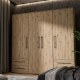 Forte Шкаф 210 см с ящиками, дуб Artisan, MKSS841-D78 - Home Club