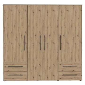 Forte Шафа 210 см із шухлядами, дуб Artisan, MKSS841-D78 - Home Club