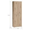 Forte Шафка 75 см Archbox «Дуб Artisan», T2KS921-D78 - Home Club, зображення 8