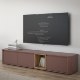 Forte Тв-тумба 220 см Breathtaker, терракота/дуб Mauvella, BTHTH141-Q191 - Home Club