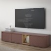 Forte Тумба під телевізор 220 см Breathtaker, теракота/дуб Mauvella, BTHTH141-Q191 - Home Club, зображення 2