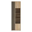 Forte Витрина 65 см Arank «Дуб Маувелла»/Черный, AXKV821L-M635 - Home Club, изображение 3