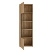 Forte Витрина 65 см Arank «Дуб Маувелла»/Черный, AXKV821L-M635 - Home Club, изображение 5