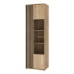 Forte Витрина 65 см Arank «Дуб Маувелла»/Черный, AXKV821L-M635 - Home Club, изображение 9