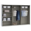 Forte Шкаф 300 см Sophistispace, белый, SSQS23411-120 - Home Club, изображение 8