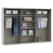 Forte Шкаф 300 см Sophistispace, белый, SSQS23411-120 - Home Club, изображение 9