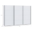 Forte Шкаф 300 см Sophistispace, белый, SSQS23411-120 - Home Club, изображение 10