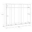 Forte Шкаф для одежды, JPNS12311-D108B - Home Club, изображение 9
