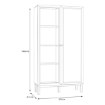 Forte Витрина 100 см Penkridge Secret Grey/Дуб благородный, PKDV722-M848 - Home Club, изображение 9