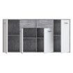 Forte Комод 165 см Antuza, белый/светло-серый бетон, NTU241-C251 - Home Club, изображение 3