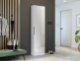 Forte Высокий белый шкафчик для обуви с зеркалом 50x20 см Calma, CMQD711S-120 - Home Club