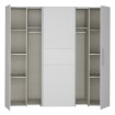 Forte Шкаф 200 см Narago, белый, KLTS62321-120 - Home Club, изображение 3