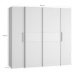 Forte Шкаф 200 см Narago, белый, KLTS62321-120 - Home Club, изображение 7