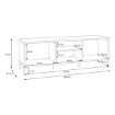 Forte Шафа 160 см Seravel Пісочний/Дуб Mauvella, SVLT131-Q112 - Home Club, зображення 8