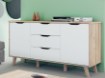 Forte Комод 150 см Vankka «Дубовая доска» / Белый, VNKK231-L25 - Home Club, изображение 3