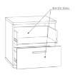 Forte Комода 50 см Skive, дуб античний/Touchwood, SKVK011-P74 - Home Club, зображення 7