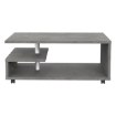 Forte Мобільний журнальний столик 105x60 см Bailey, бетон, BL1T01-U41 - Home Club, зображення 2