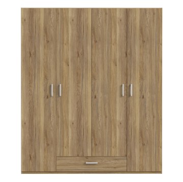 Forte Шкаф высотой 180 см с ящиком Econobox 2, дуб Mauvella, ECBS941-D108 - Home Club