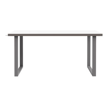 Forte Письменный стол 160x75 см Keflavik, белый/графитовый, KFLB422-120-940 - Home Club