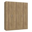 Forte Шкаф 180 см Econobox 2, дуб Mauvella, ECBS945-D108 - Home Club, изображение 4