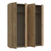 Forte Шкаф 180 см Econobox 2, дуб Mauvella, ECBS945-D108 - Home Club, изображение 5