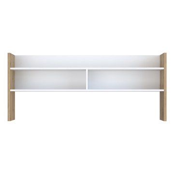 Forte Надставка для стола 140 см Modultrick, белый/дуб Artisan, MDUN122-M957 - Home Club