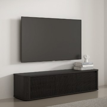 Forte Тв-тумба 170 см Breathtaker, дуб Cabezone/черный дуб, BTHTH131-Q196 - Home Club