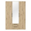 Forte Шафа з дзеркалом і шухлядами 150 см Cadixo Дуб Artisan, CDXS83S-D78 - Home Club, зображення 2