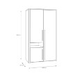 Forte Шафа 110 см Surfinio Сірий/Дуб Катанія, SFNS721R-M378 - Home Club, зображення 4