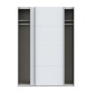 Forte Шкаф с раздвижными дверцами 150 см Sophistispace, белый, SSQS72411-120 - Home Club, изображение 3