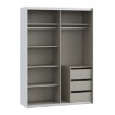 Forte Шкаф с раздвижными дверцами 150 см Sophistispace, белый, SSQS72411-120 - Home Club, изображение 6