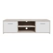 Forte Тв-тумба 140 см Quadro, дуб песочный/белый, QDRT13-P79F - Home Club, изображение 2