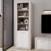 Forte Стелаж 60 см Baccio «Пісочний дуб» / «Білий», BCCR711-M958 - Home Club