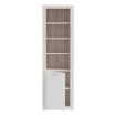 Forte Стелаж 60 см Baccio «Пісочний дуб» / «Білий», BCCR711-M958 - Home Club, зображення 3