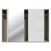 Forte Шафа 300 см Sophistispace Білий / Білий глянцевий, SSQS23412-C04 - Home Club, зображення 3