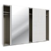 Forte Шафа 300 см Sophistispace Білий / Білий глянцевий, SSQS23412-C04 - Home Club, зображення 5
