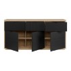 Forte Комод 180 см Auriquet «Дикий дуб натуральный» / «Чёрный», AUQK231-Q362 - Home Club, изображение 3