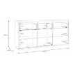 Forte Комод 180 см Auriquet «Дикий дуб натуральный» / «Чёрный», AUQK231-Q362 - Home Club, изображение 7