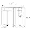 Forte Барный стеллаж Clif Old – Винтажное дерево/бетон, MFF2013-C546 - Home Club, изображение 8