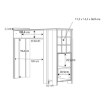 Forte Барный стеллаж Clif Old – Винтажное дерево/бетон, MFF2013-C546 - Home Club, изображение 9
